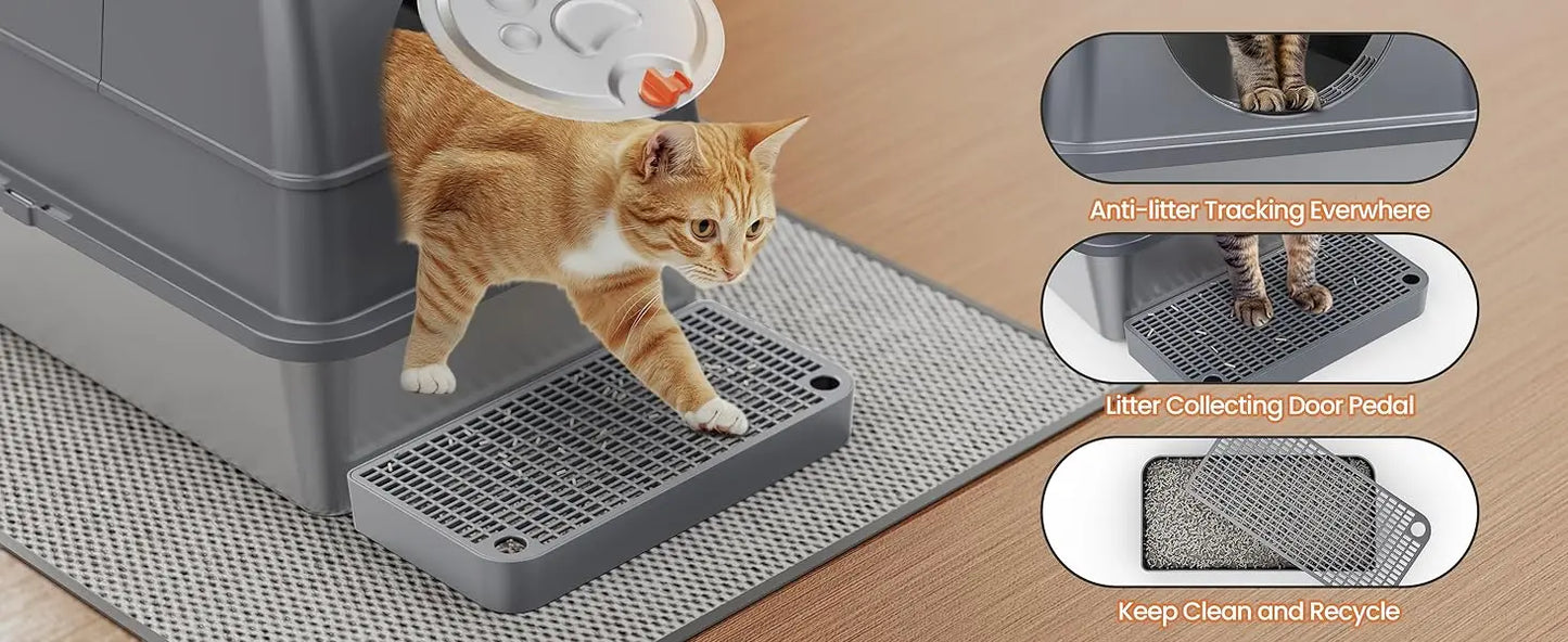 Wholesale Luxury 20L PP Plastic Smart Cat Litter by luvipets