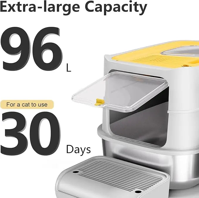 Wholesale Luxury 20L PP Plastic Smart Cat Litter by luvipets