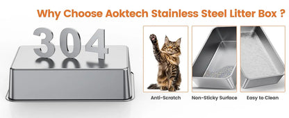 Wholesale Luxury 20L PP Plastic Smart Cat Litter by luvipets