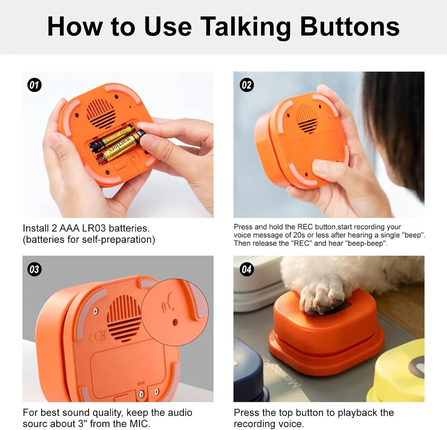 PetTalk Button by luvipets