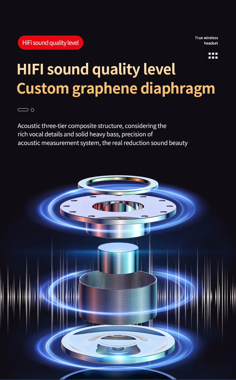 Original TWS M90 Wireless Headphones