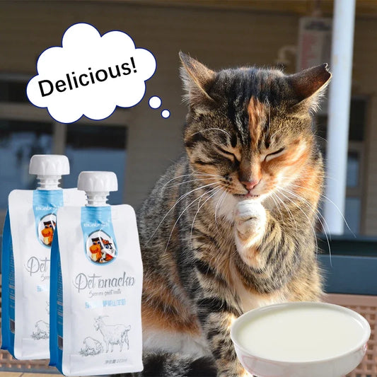 Cat Snacks Saanen Natural Goat Milk by luvipets