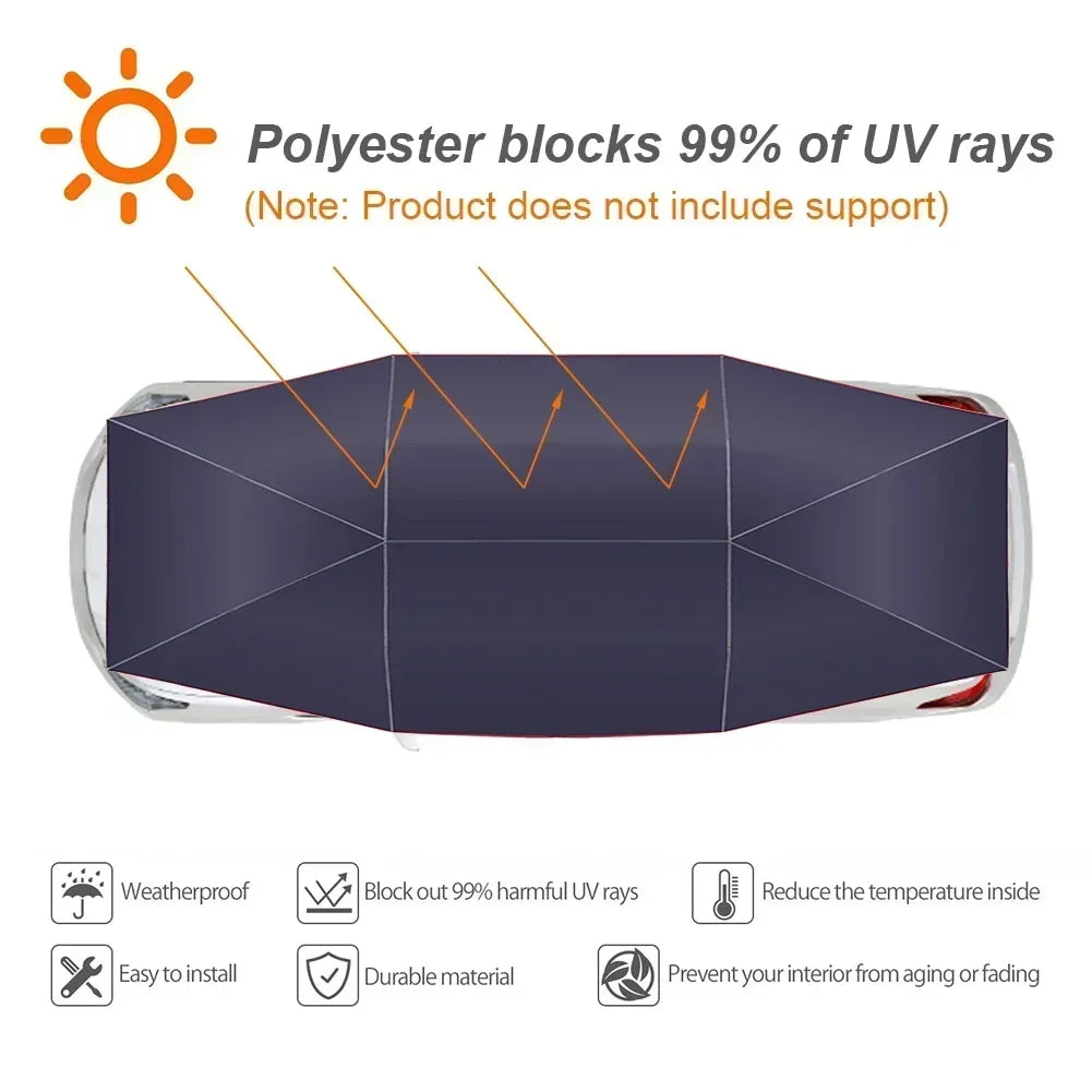 Waterproof Car Sunscreen Cover by luvipets