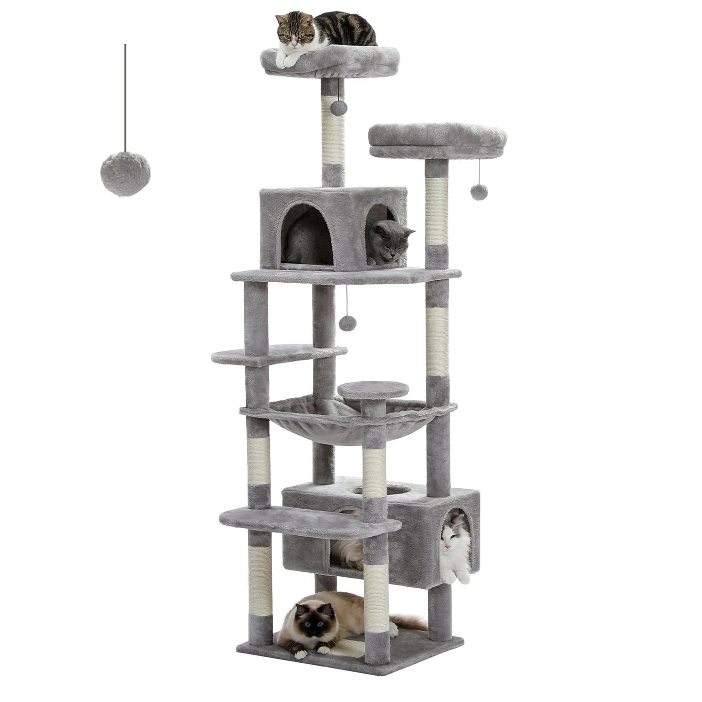 Large Cat Tree and Tower for Indoor Cats by luvipets