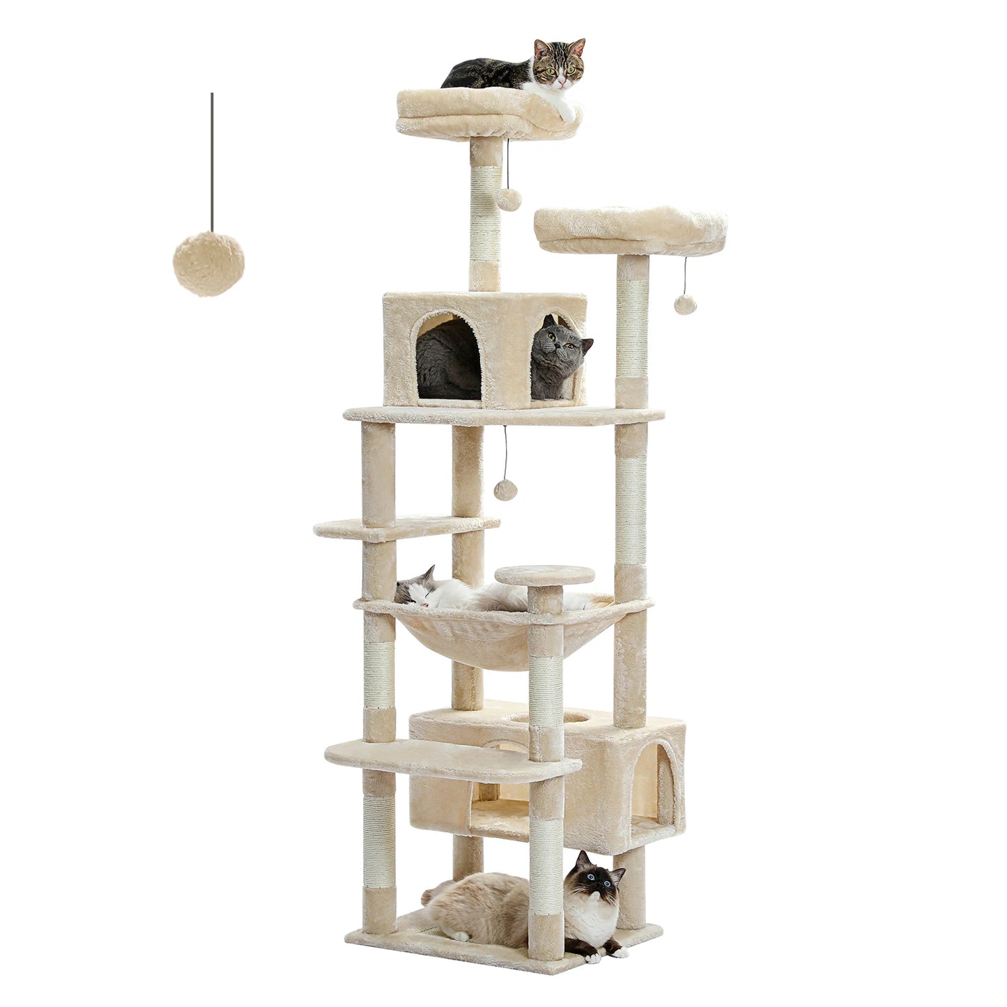 Large Cat Tree and Tower for Indoor Cats by luvipets