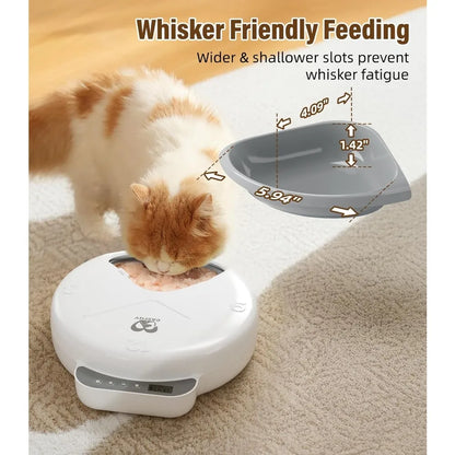 Battery-Operated Automatic Cat Feeder by luvipets
