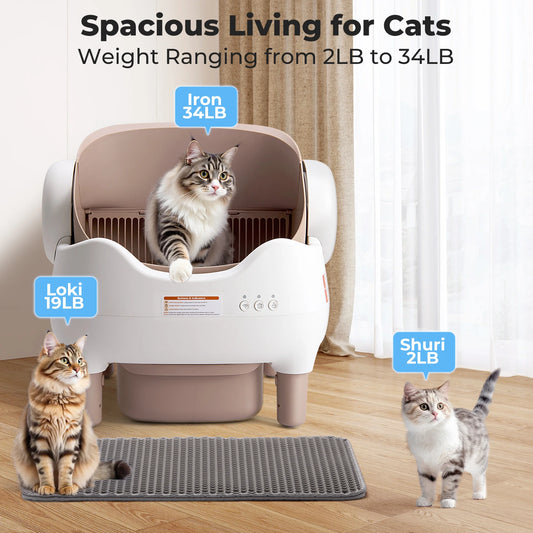 Self Cleaning Litter Box by luvipets