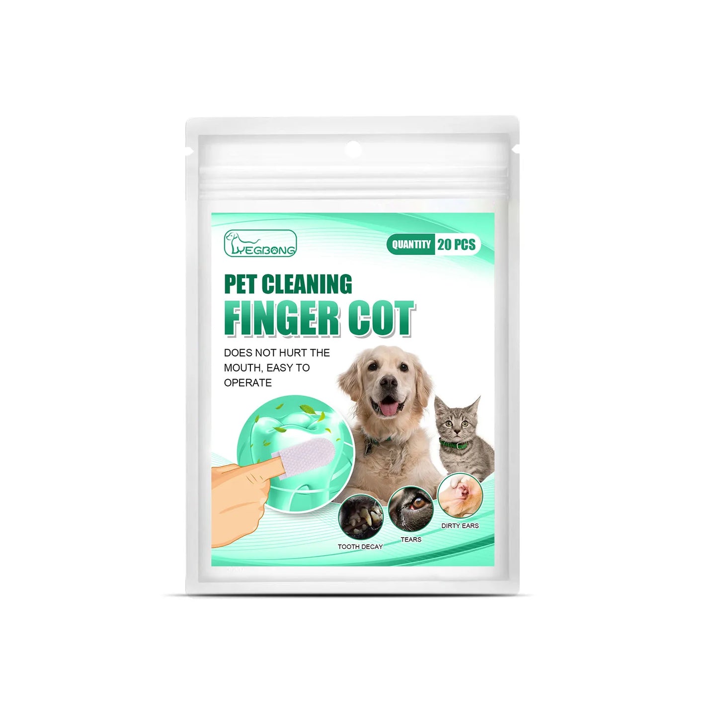 Pet Cleaning Teeth Finger by luvipets