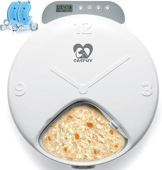 Battery-Operated Automatic Cat Feeder by luvipets