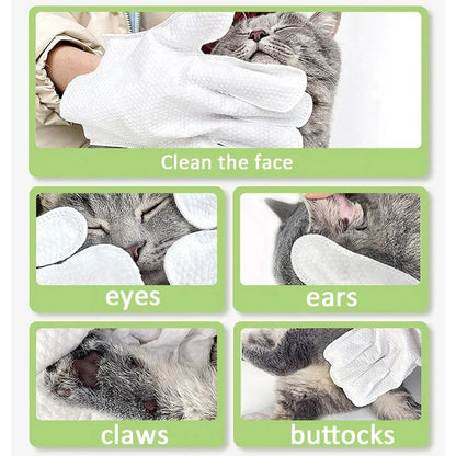 2-in-1 Pet Gloves – Gentle Massage + Odor Elimination in One!