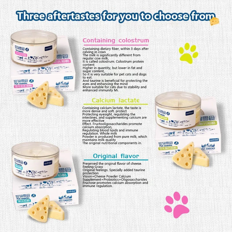 Freeze-dried Food High Calcium Cheese by luvipets