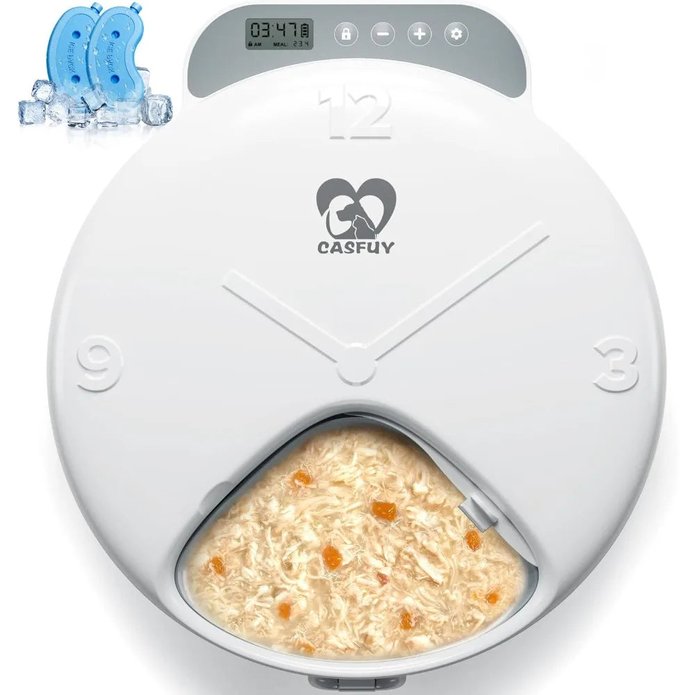 Battery-Operated Automatic Cat Feeder by luvipets