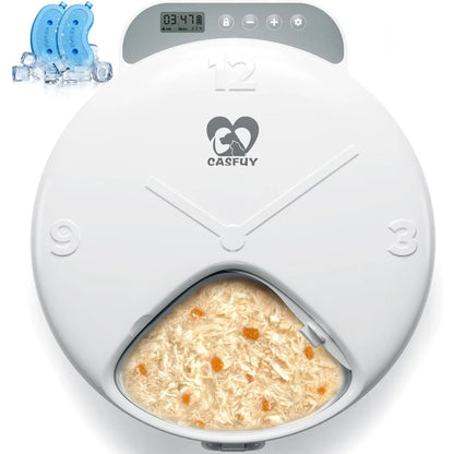 Battery-Operated Automatic Cat Feeder by luvipets