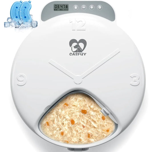Battery-Operated Automatic Cat Feeder by luvipets