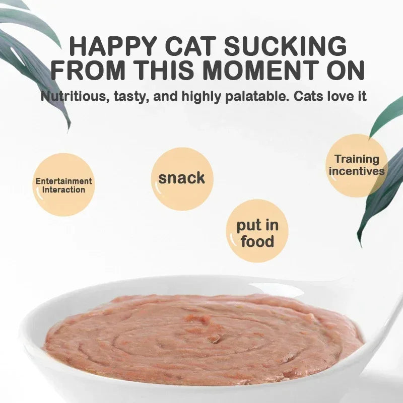 60 Pieces/Box Cat Snacks by luvipets