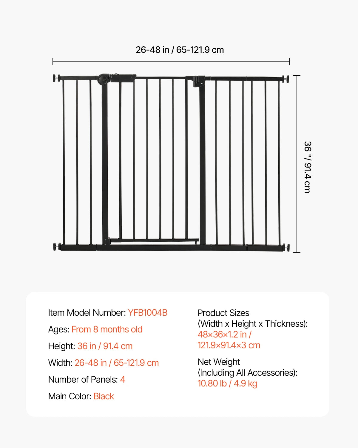 SucceBuy Baby Gate by luvipets