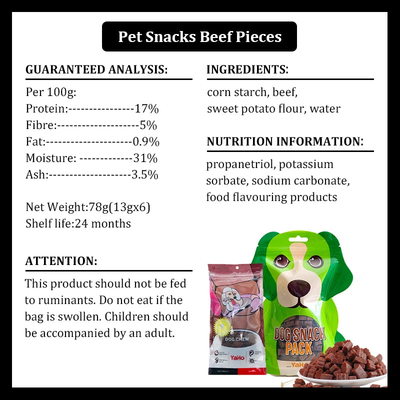 Dog Snacks Beef Particles by luvipets