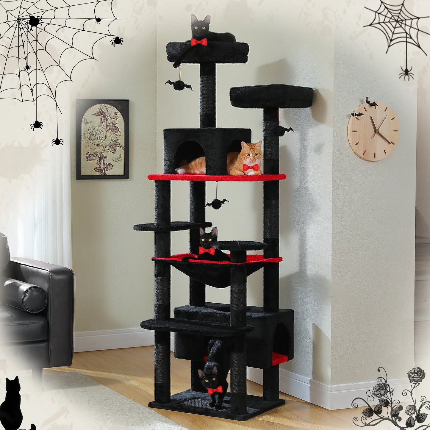 Large Cat Tree and Tower for Indoor Cats by luvipets