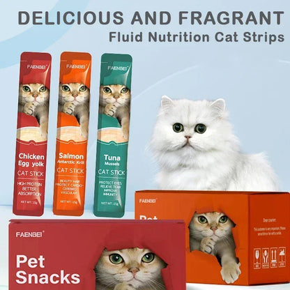 60 Pieces/Box Cat Snacks by luvipets
