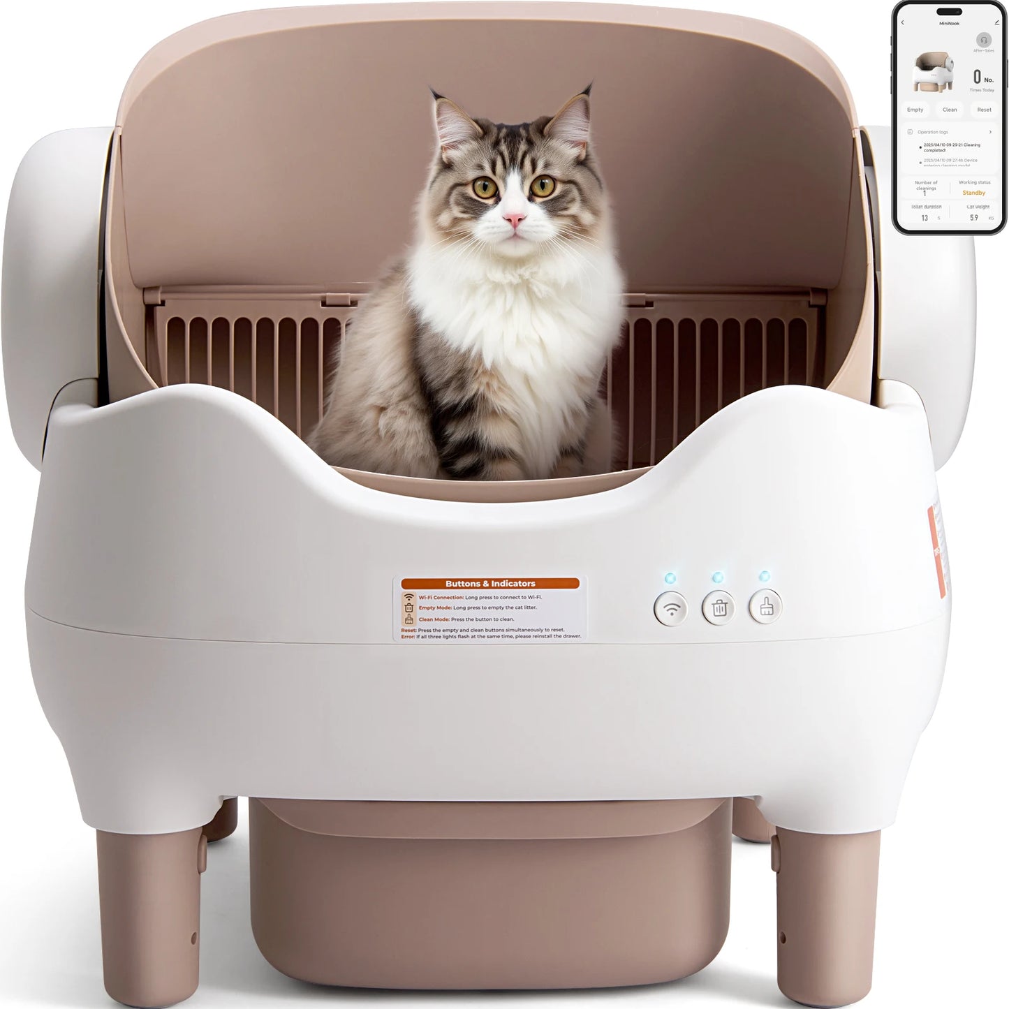 Self Cleaning Litter Box by luvipets