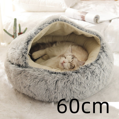 2 In 1 Dog And Cat Bed Pet Winter Bed by luvipets