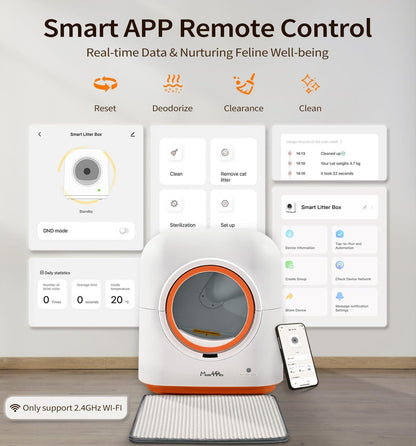 60L Automatic Cat Litter Box by luvipets