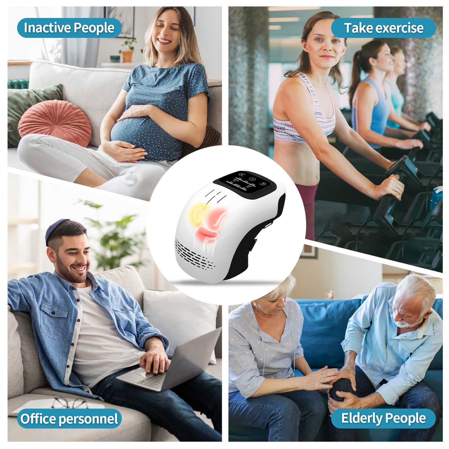 Intelligent Knee Massager Electric by luvipets
