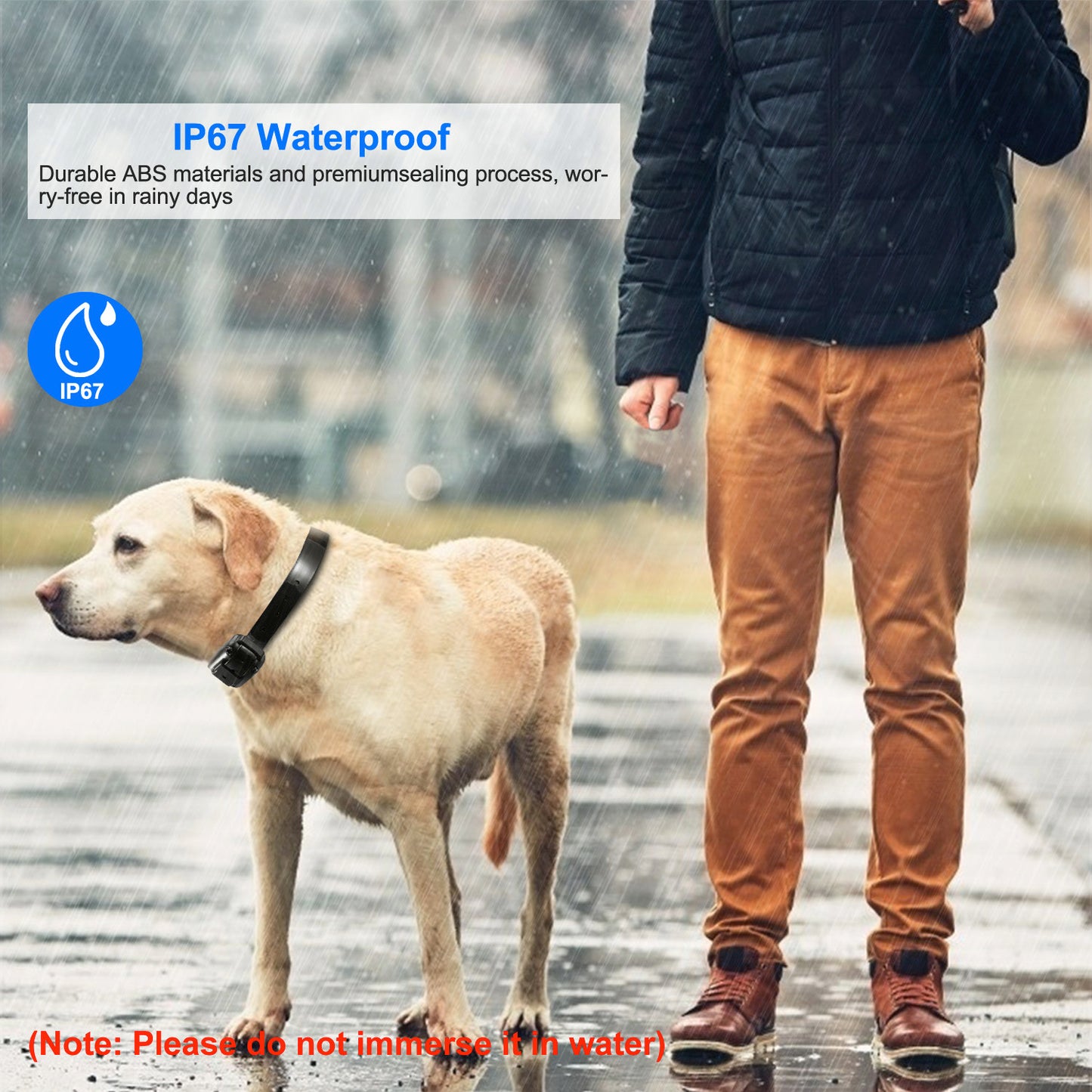 1Pc Dog Training Collar With Remote by luvipets