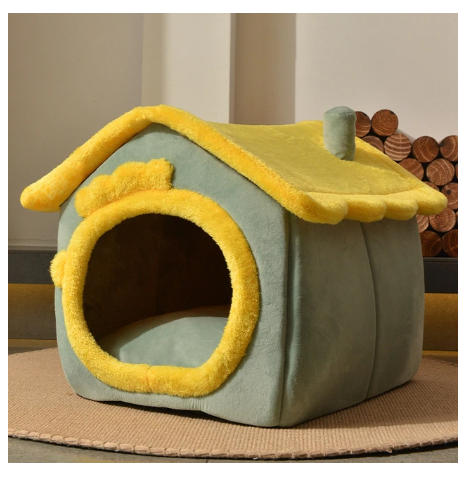 Foldable Dog House Pet Cat Bed Winterby luvipets
