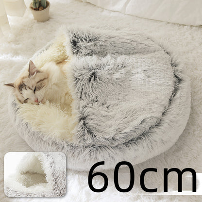 2 In 1 Dog And Cat Bed Pet Winter Bed by luvipets