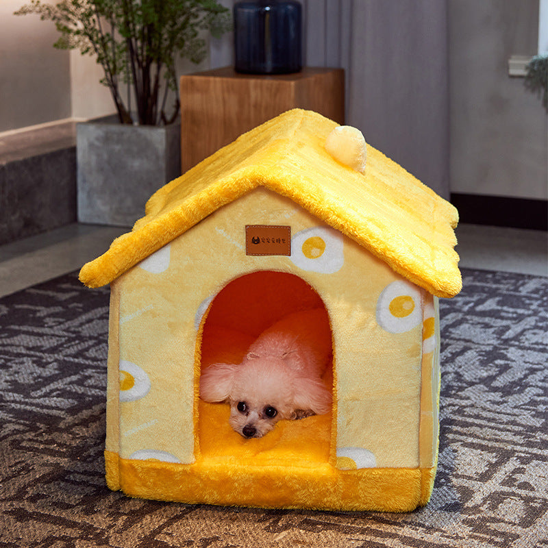 Foldable Dog House Pet Cat Bed Winter Dog by luvipets