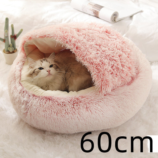 2 In 1 Dog And Cat Bed Pet Winter Bed by luvipets