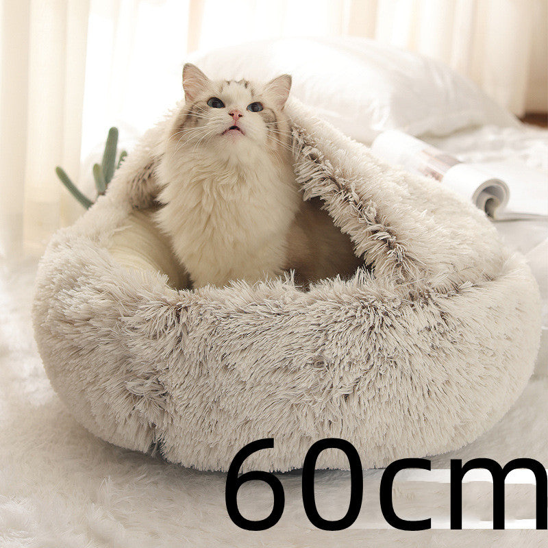 2 In 1 Dog And Cat Bed Pet Winter Bed by luvipets