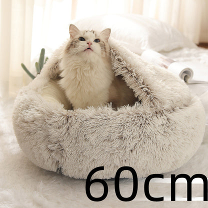 2 In 1 Dog And Cat Bed Pet Winter Bed by luvipets