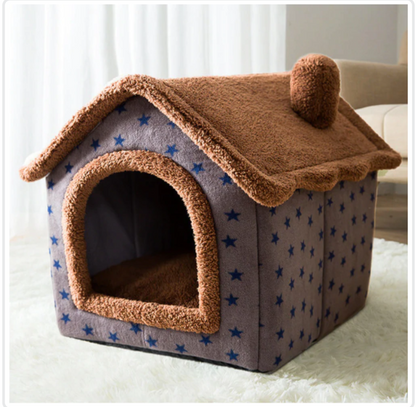 Foldable Dog House Pet Cat Bed Winter Dog by luvipets