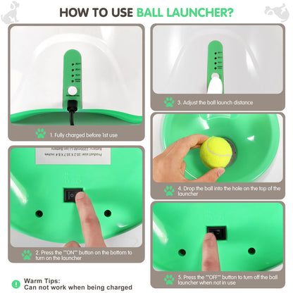 Automatic Tennis Ball Launcher by luvipets