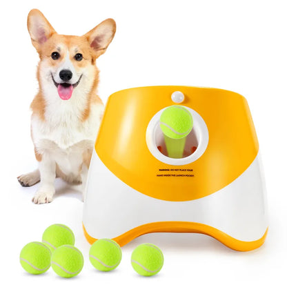 Automatic Tennis Ball Launcher by luvipets