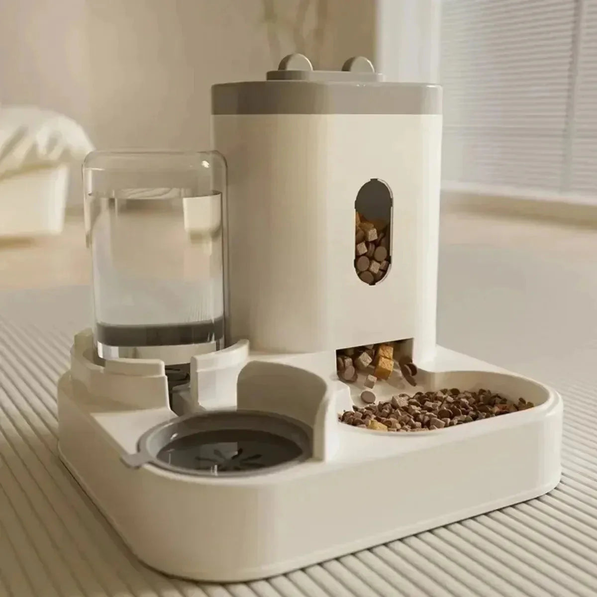 Pet Auto Feeder Water Fountain by luvipets