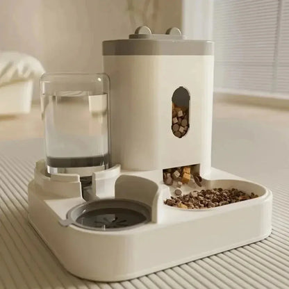 Pet Auto Feeder Water Fountain by luvipets