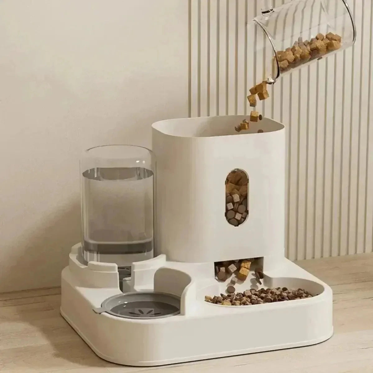 Pet Auto Feeder Water Fountain by luvipets