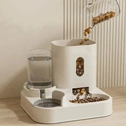 Pet Auto Feeder Water Fountain by luvipets