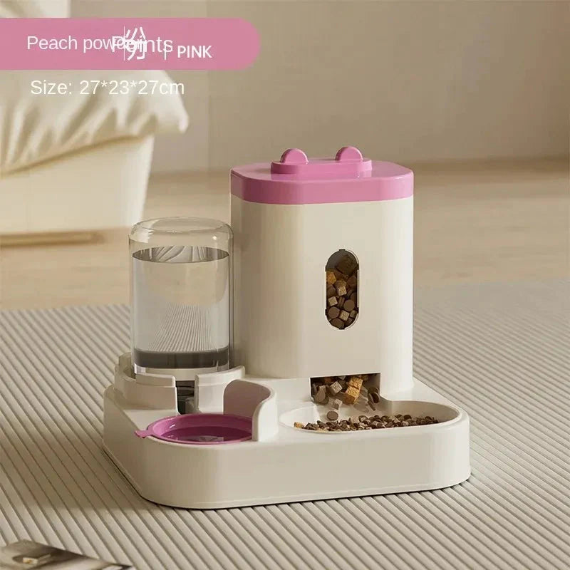 Pet Auto Feeder Water Fountain by luvipets