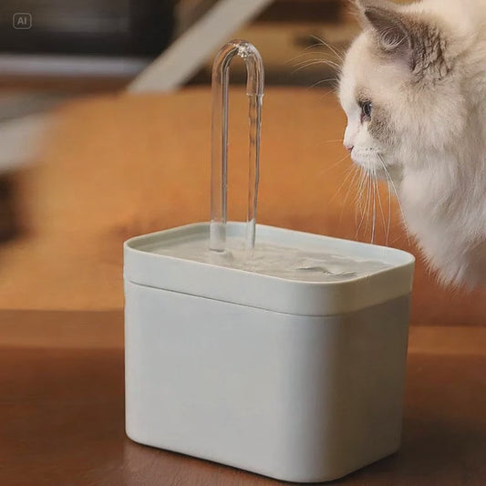 Automatic Cat Water Fountain by luvipets
