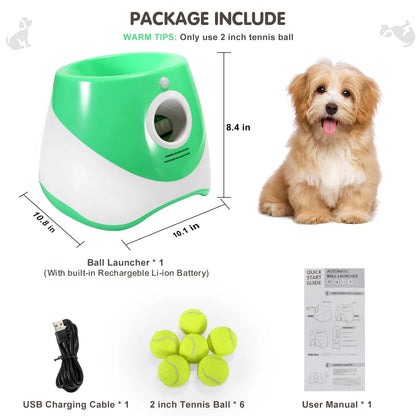 Automatic Tennis Ball Launcher by luvipets